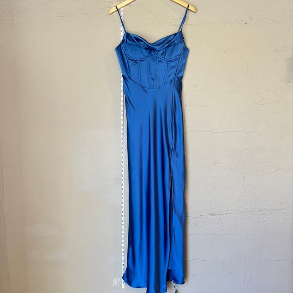 ASTR the Label REVOLVE Cannes Dress in Denim Blue Women's Small - Picture 2 of 13